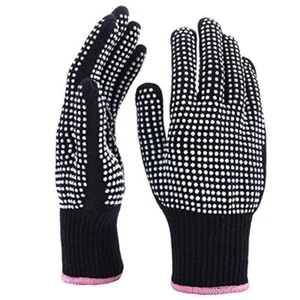 2pcs Straightener Perm Curling Hairdressing Heat Resistant Protect Finger Glove - Picture 1 of 7