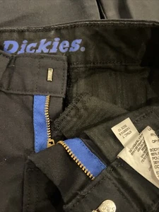 Dickies Boy Slim Taper Flex Black Pant - Size 10 - Picture 1 of 12