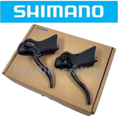 Shimano A073 3x7 Speed STI Shifter & Brake Road Drop Bar Bike Set - Image 1 of 4