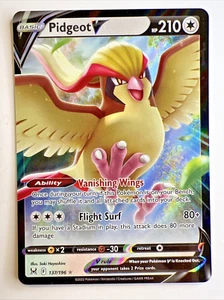 Pidgeot V 137/196 Lost Origin Ultra Rare NM 2022 Pokémon TCG - Picture 1 of 2