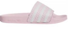 Women?s Pink White Adidas Adilette Slides Classic Size US 9 Free Shipping