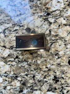 Sky West Geldklammer, 1 7/8" x 1", guter Zustand, schöner Berg und blau    - Bild 1 von 5