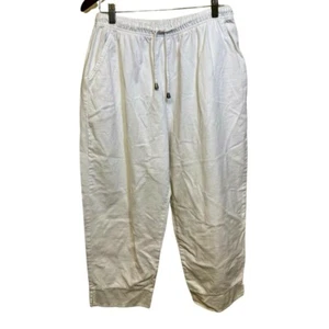 Pantalones para mujer MAC Marin Apparel Company blancos de algodón talla 1 hechos en EE. UU. - Imagen 1 de 8