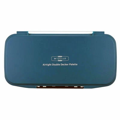 MIJELLO Luftdichte Doppeldecker Palette Aquarell Farbpalette 40 Well MWP-1640