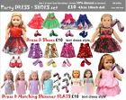 *18 inch Doll clothes RED Hood COAT Boots Umbrella Crocs Trainers Our Generation