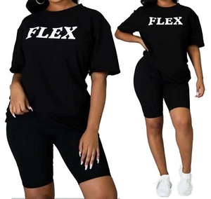Sexy schönes Set Damen Flex Top und Biker Shorts - Bild 1 von 5