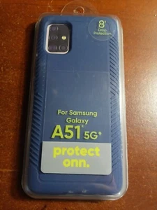 Custodia telefono Peotect Onn per Samsung Galaxy A51 5G, 8' drop test (blu) - Foto 1 di 3