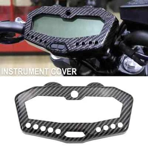 For Yamaha MT07 FZ07 2014-2020 2019 Carbon Fiber Instrument Speedometer Cover - Picture 1 of 8