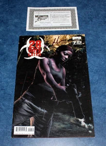 28 DÍAS DESPUÉS 7 A firmado primera impresión BOOM STUDIOS 2009 Michael Alan Nelson Certificado de Autenticidad Casi Nuevo- - Imagen 1 de 1