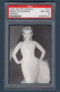 1991 Silver Screen Promo MARILYN MONROE #17 Some Like It Hot Movie Pose PSA 8 - Picture 1 of 2
