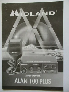 CB RADIO MIDLAND ALAN 100 PLUS ORIGINAL OPERATING MANUAL ENGLISH / ESPANOL - Zdjęcie 1 z 1