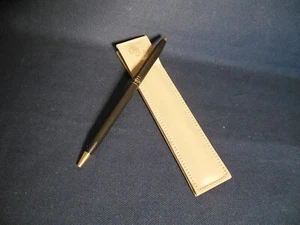 Cross Pen Ladies Twist Pen Black and Gold with Cross Pouch Model 2542 - Picture 1 of 4