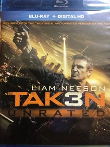 TAKEN 3 ~ Unrated ~ BluRay ~ SEALED!!! - Picture 1 of 3