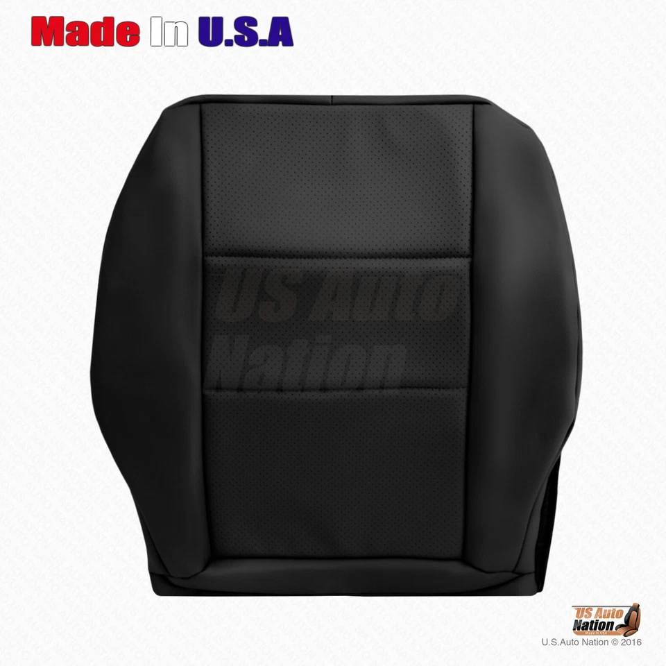 Mercedes Benz GLK 250 350 2008-2015 parte inferior del lado del conductor cubierta de asiento de cuero negra Foto 1 de 4