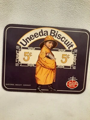  Uneeda Biscuit   National Biscuit Co.   Advertising Trivet / Wall Plaque  Repro - Image 1 of 4