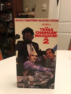 The Texas Chainsaw Massacre 2 (VHS, 1996, Remastered) - Image 1 of 4