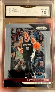 2018 Panini Prizm Kawhi Leonard Gem Mint 10 Los Angles Clippers SP All Star MVP - Bild 1 von 2