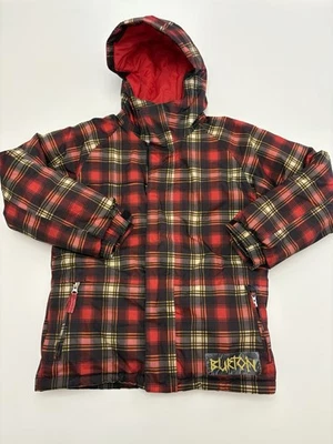 Kids Burton Dryride Snowboard Patterned Jacket Hooded SZ Large - Image 1 of 4