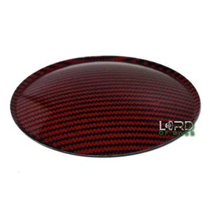 5.9" (150mm) Red Carbon Fiber Speaker Subwoofer Dust Cap - Picture 1 of 1