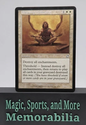 MTG Cleansing Meditation Torment Regular Uncommon Magic The Gathering MP - Image 1 of 2