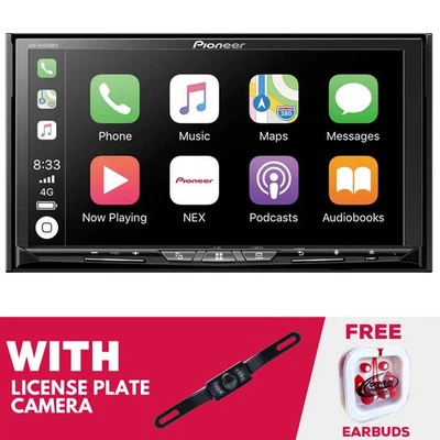 Pioneer AVH-W4500NEX 7" 2-DIN Multimedia DVD Receiver with License Plate Camera - Image 1 of 4