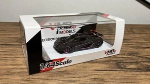 Vmb Models 1/64 Koenigsegg One 1 rosa carbonio - Foto 1 di 5