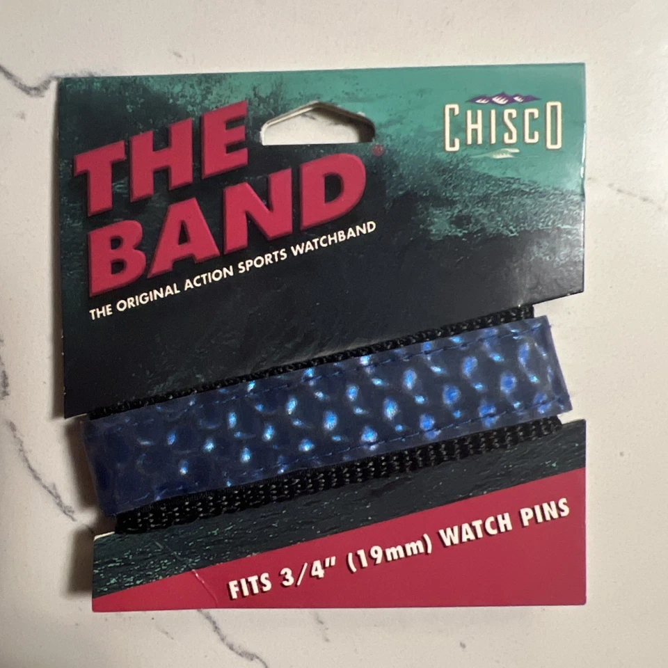 Correa de reloj deportiva holográfica de nailon vintage años 90’s Y2K 3/4 Foto 1 de 2