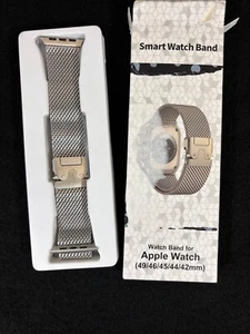 Nuovo Apple Watch Cinturino Rete Metallo 49mm Titanio - Foto 1 di 7