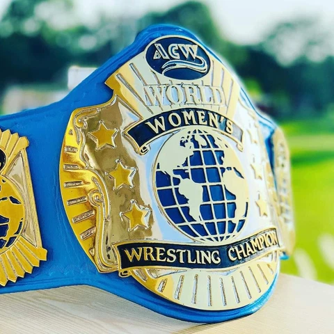 New Customize ACW Championship Belt 2MM zinc metal plates Adult Sized belt Cover