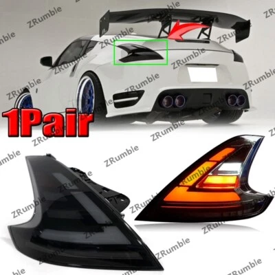 1 par de luces traseras LED ahumadas para Nissan 370z 2009 2010 2011 2012-2020 Foto 1 de 4