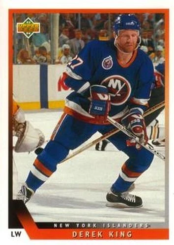 #417 Derek King - New York Islanders - 1993-94 Upper Deck Hockey - Image 1 of 1