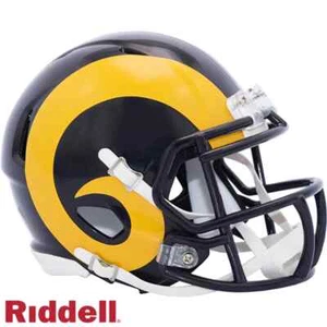 *SALE* LOS ANGELES RAMS 1981-1999 THROWBACK SPEED MINI NFL FOOTBALL HELMET! - Picture 1 of 1
