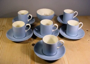 Wedgwood Summer Sky 1950s Coffee Set - Picture 1 of 4