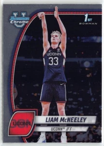 2024-25 Bowman Chrome University Liam McNeeley (RC) UCONN Huskies #52 - Picture 1 of 2