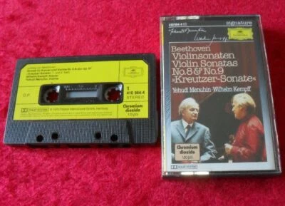 MC Beethoven - Violinsonaten No. 8 & 9 Kempff Deutsche Grammophon Musikkassette - Bild 1 von 2