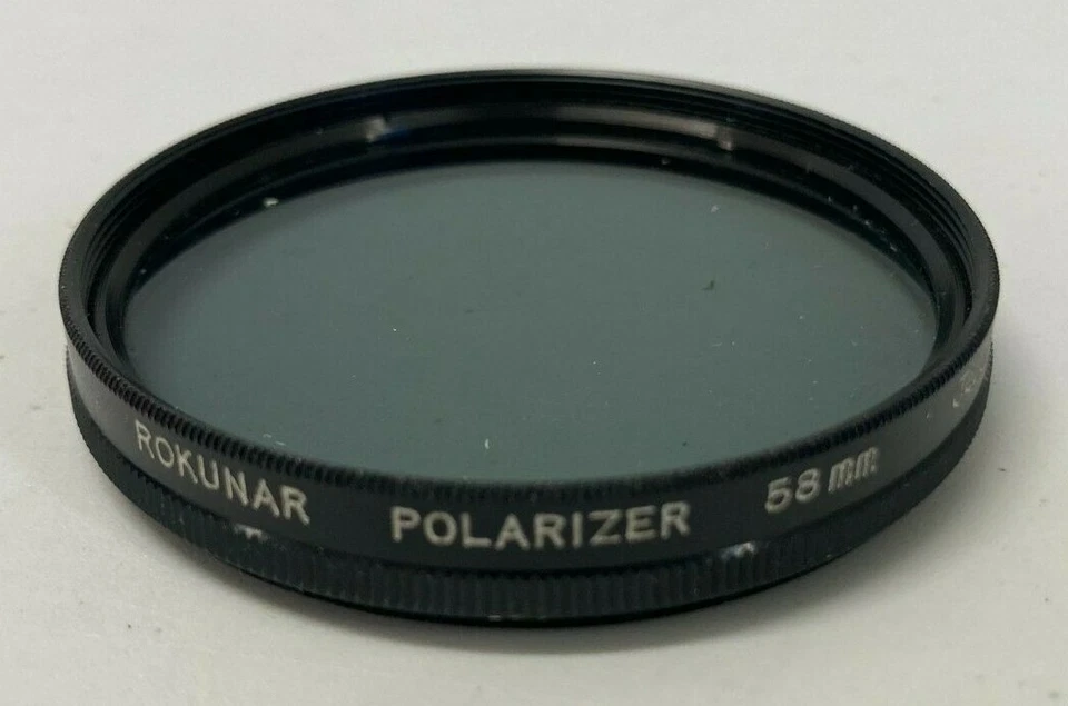 Vintage Rokunar Polarizer 58mm Special Effect Camera Lens Filter + Case Japan - Image 1 of 1