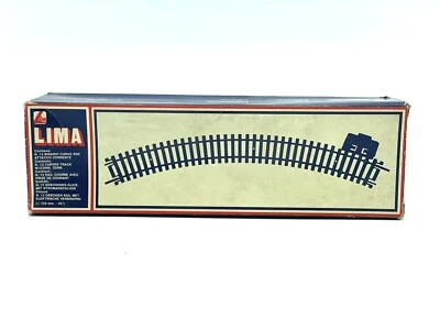 Lima H0 403029/C Binario Curvo Intero R 360 45° presa di corrente 12 Pcs New #AU - Immagine 1 di 4