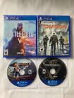 Ps4 Game Lot Of 4 Dishonored 2, Battlefield 5, Ratchet And Clank, The Division