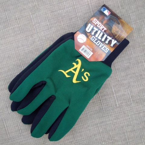MLB OAKLAND ATHLETICS LOGO A'S SPORT UTILITY WORK GLOVES GRIP Cover