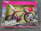 Vintage Barbie Biking Fun 1995 Sealed Set Bike Read Bicycle Barbies 