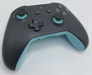 Microsoft Xbox One Wireless Controller Grey Blue With Xbox Series X S PC Parts - Picture 1 of 6