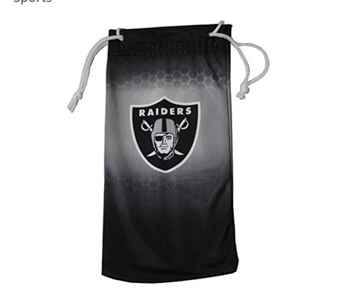NFL Officially Licensed Oakland Raiders Microfiber Sunglasses Cover