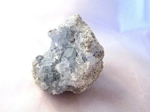 Celestite Crystal Cluster 4oz Geode Reiki Healing Crystal Angels Calming Peace - Picture 1 of 1
