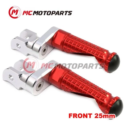 For Ducati 998 /S/R All Year MPRO 25mm Extended RED Front Foot Pegs Foto 1 de 4