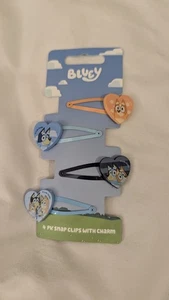 Bluey Pack Of 4 Hair Clips - Picture 1 of 2