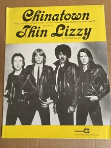 Chinatown Thin Lizzy Sheet Music - Picture 1 of 2