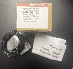 HONEYWELL V4046C 1021 PILOT GASVENTIL • 120V 60HZ 10 PSI MAX • BRANDNEU - Bild 1 von 2