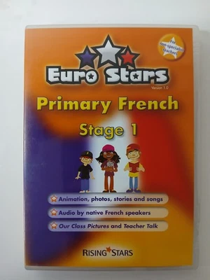 Euro Stars Primary French  Stage 1, Rising Stars, PC CD-ROM - Image 1 of 2