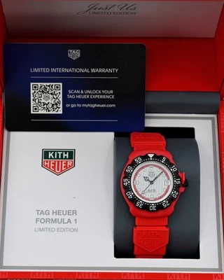 Reloj Tag Kith Heuer 35mm Fórmula 1 LE 250 Rojo "Tokio" B+P Nuevo - WA126B.BT0006! Foto 1 de 4