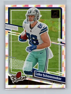 2023 Donruss The Rookies Luke Schoonmaker RC #18 Dallas Cowboys - Bild 1 von 2